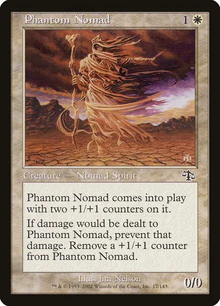 Phantom Nomad, Magic card JUD 17 — Judgment set