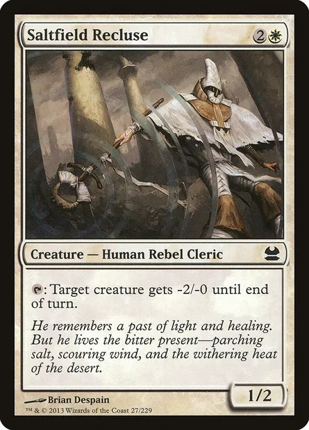 Saltfield Recluse, Magic card MMA 27 — Modern Masters set