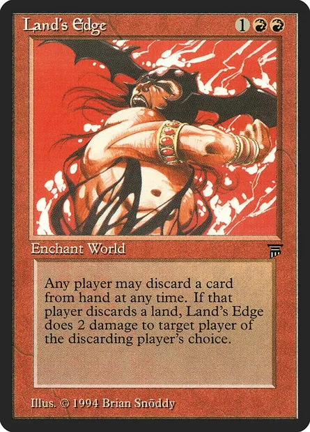Land's Edge, Magic card LEG 158 — Legends set