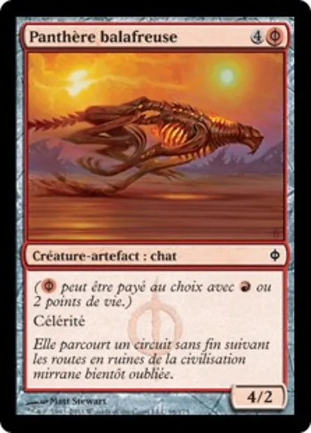 Panthère balafreuse, carte Magic NPH 96 — extension La Nouvelle Phyrexia