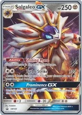 Solgaleo GX, carte Pokémon WCD19 SM104 — extension World Championship Decks 2019
