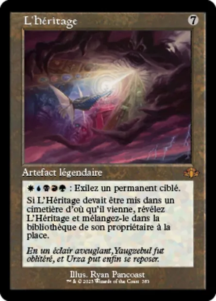 L'Héritage, carte Magic DMR 383 — extension Dominaria Remastered