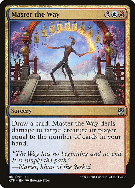 Master the Way, Magic card KTK 188 — Khans of Tarkir set