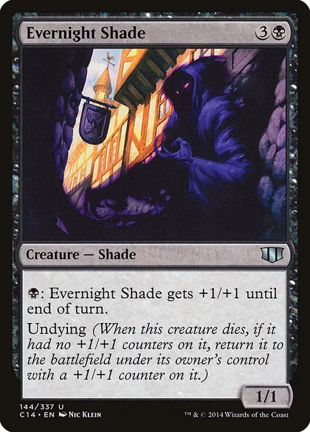 Evernight Shade, Magic card C14 144 — Commander 2014 set