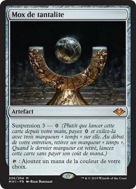 Mox de tantalite, carte Magic MH1 226 — extension Horizons du Modern