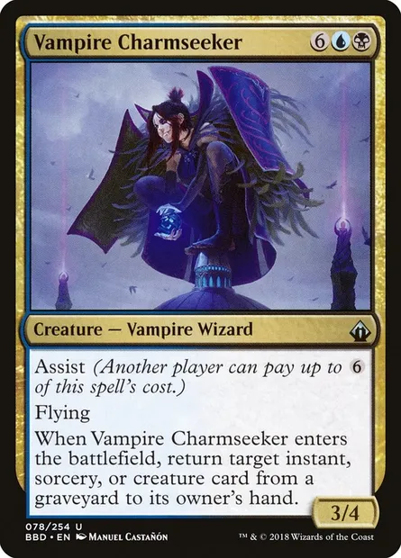Vampire Charmseeker, Magic card BBD 78 — Battlebond set