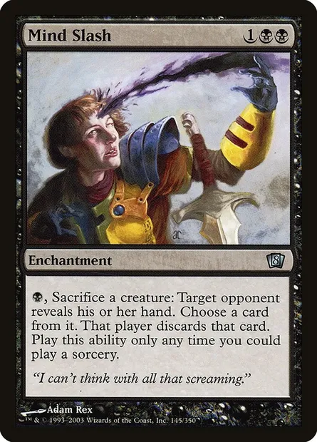 Mind Slash, Magic card 8ED 145★ — Eighth Edition set