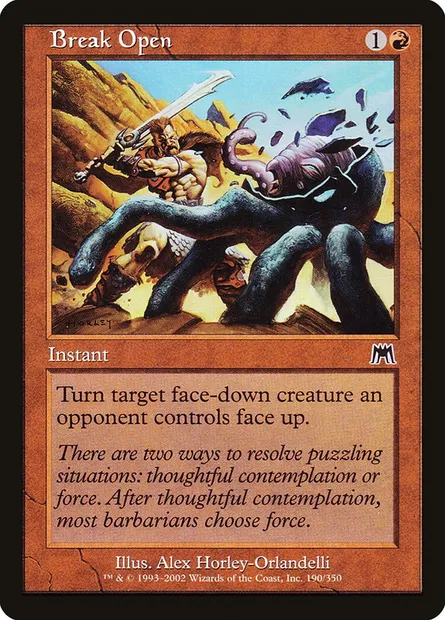 Fendre, carte Magic ONS 190 — extension Carnage
