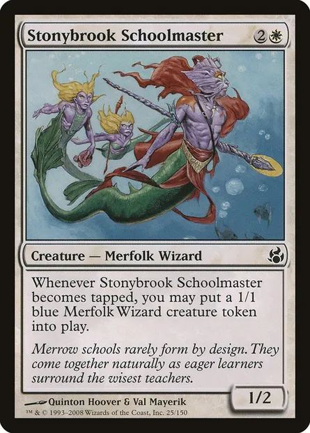 Stonybrook Schoolmaster, Magic card MOR 25 — Morningtide set