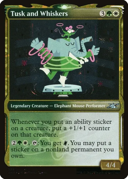 Tusk and Whiskers, Magic card UNF 524 — Unfinity set