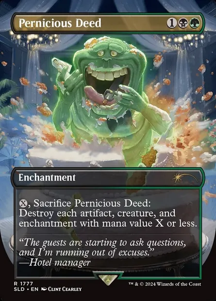 Action pernicieuse, carte Magic SLD 1777 — extension Secret Lair Drop