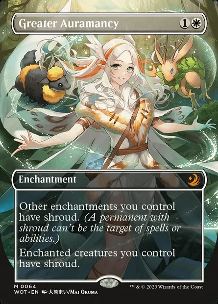 Greater Auramancy, Magic card WOT 64 — Wilds of Eldraine: Enchanting Tales set
