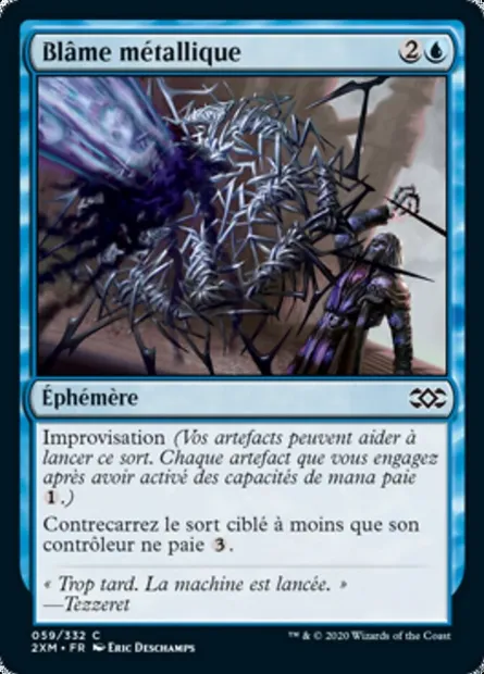 Blâme métallique, carte Magic 2XM 59 — extension Double Masters