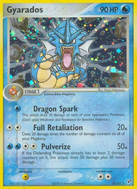 Gyarados, Pokémon card DX 8 — Deoxys set