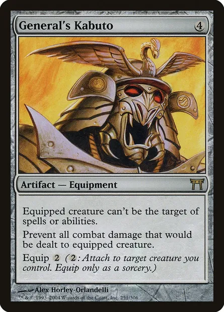 General's Kabuto, Magic card CHK 251 — Champions of Kamigawa set