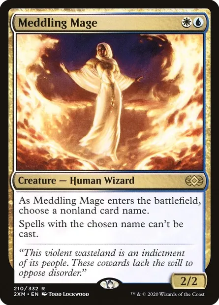 Meddling Mage, Magic card 2XM 210 — Double Masters set