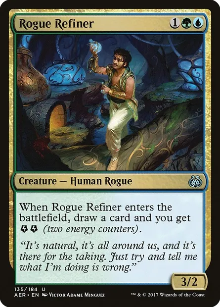Rogue Refiner, Magic card AER 135 — Aether Revolt set