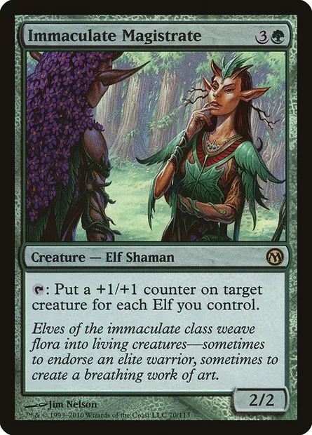 Immaculate Magistrate, Magic card DPA 70 — Duels of the Planeswalkers set