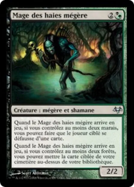 Mage des haies mégère, carte Magic EVE 123 — extension Coucheciel
