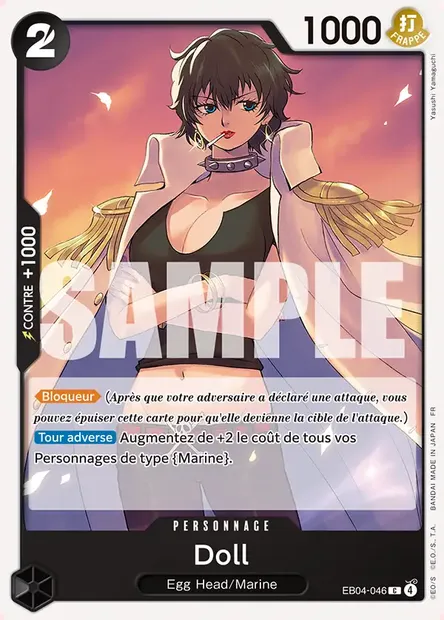 Doll, carte One Piece EB04-046 — extension EGGHEAD CRISIS