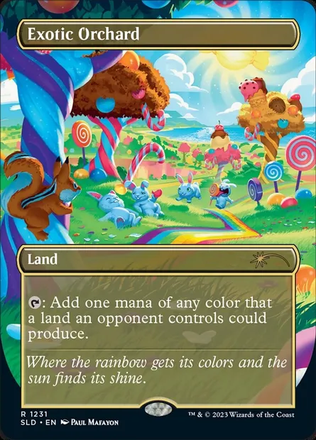 Exotic Orchard, Magic card SLD 1231 — Secret Lair Drop set