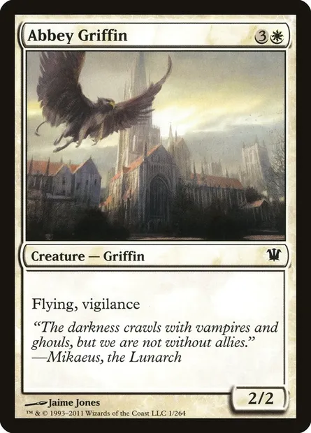 Abbey Griffin, Magic card ISD 1 — Innistrad set