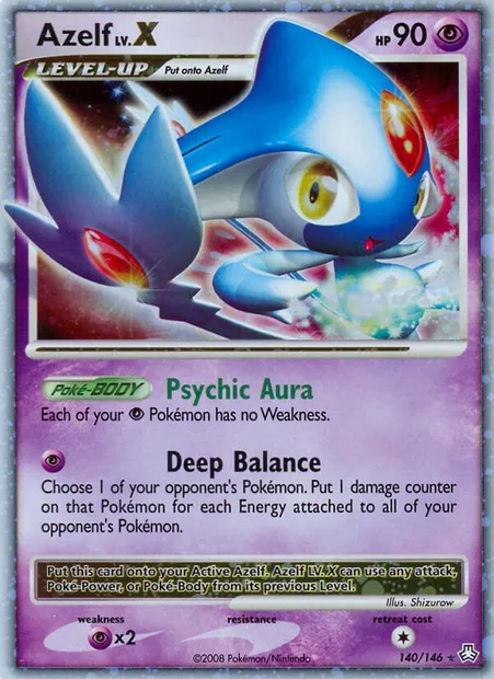 Azelf, Pokémon card LA 140 — Legends Awakened set