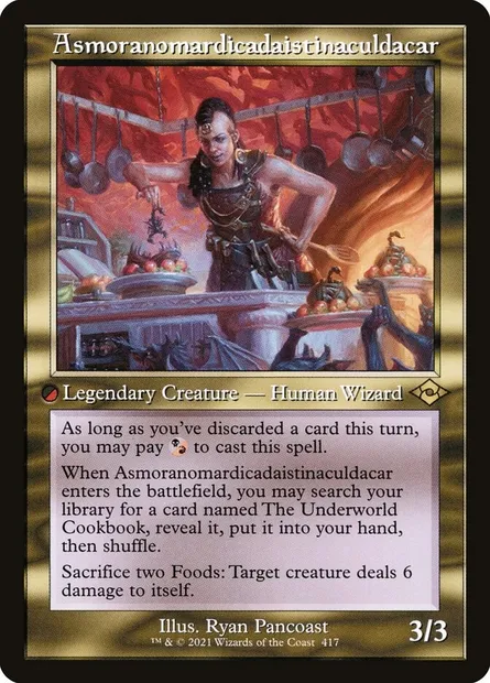 Asmoranomardicadaistinaculdacar, Magic card MH2 417 — Modern Horizons 2 set