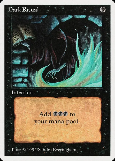 Dark Ritual, Magic card SUM 99 — Summer Magic / Edgar set