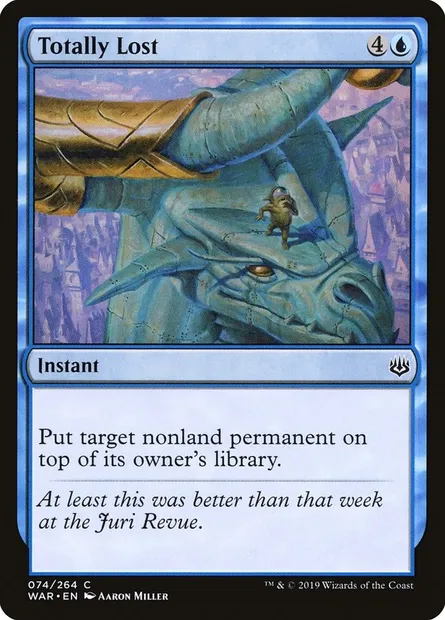 Totally Lost, Magic card WAR 74 — War of the Spark set