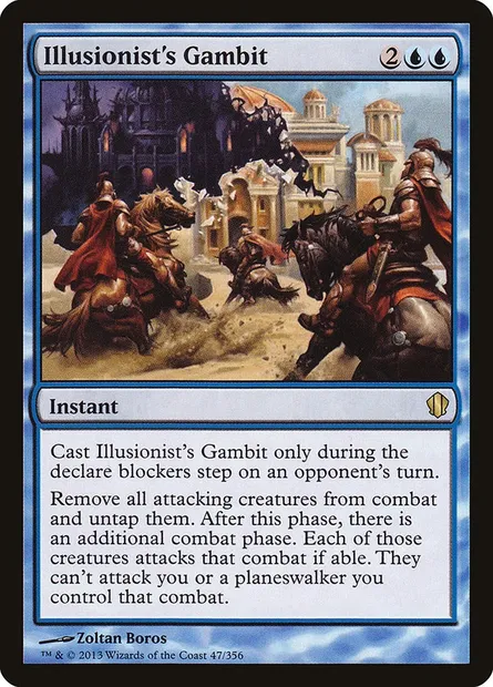 Illusionist's Gambit, Magic card C13 47 — Commander 2013 set