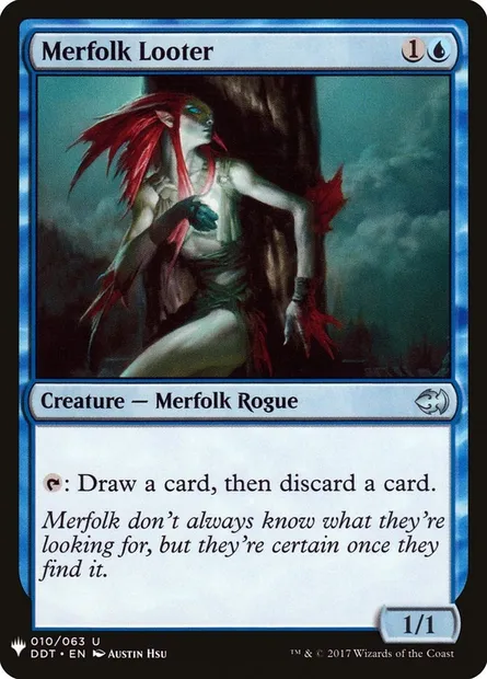 Merfolk Looter, Magic card PLST DDT-10 — The List set