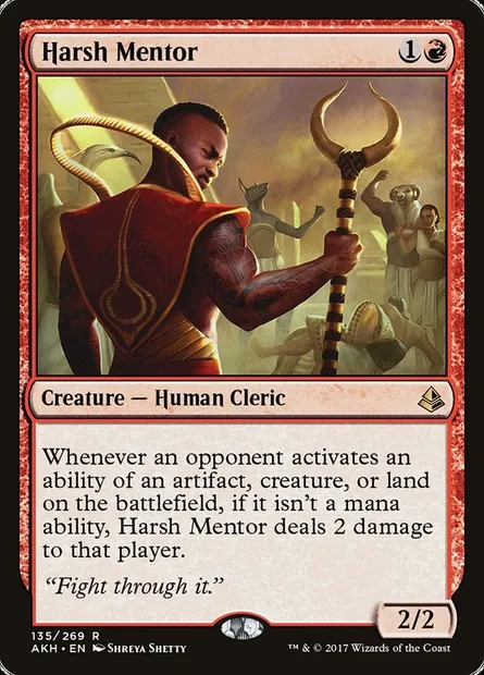 Harsh Mentor, Magic card AKH 135 — Amonkhet set