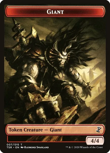 Giant, carte Magic TTSR 7 — extension Time Spiral Remastered Tokens