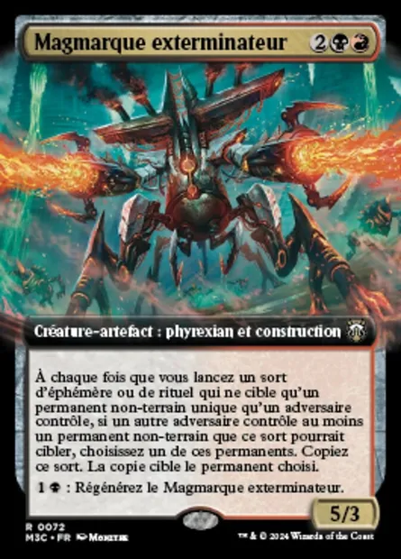 Magmarque exterminateur, carte Magic M3C 72 — extension Modern Horizons 3 Commander