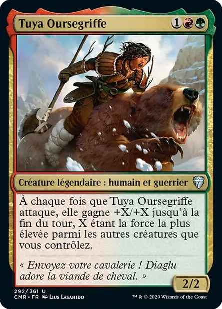 Tuya Oursegriffe, carte Magic CMR 292 — extension Commander Legends