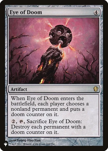 Eye of Doom, Magic card PLST C13-243 — The List set