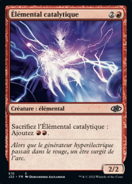 Élémental catalytique, carte Magic J22 510 — extension Jumpstart 2022