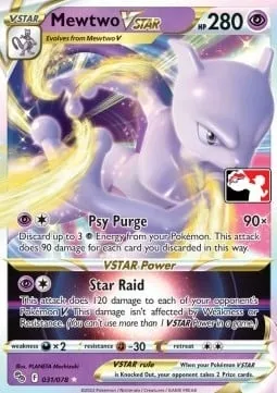 Mewtwo VSTAR, Pokémon card PPS 131-4 — Play! Pokémon Prize Pack Series set