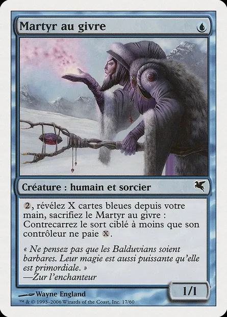 Martyr au givre, carte Magic PSAL H17 — extension Salvat 2005