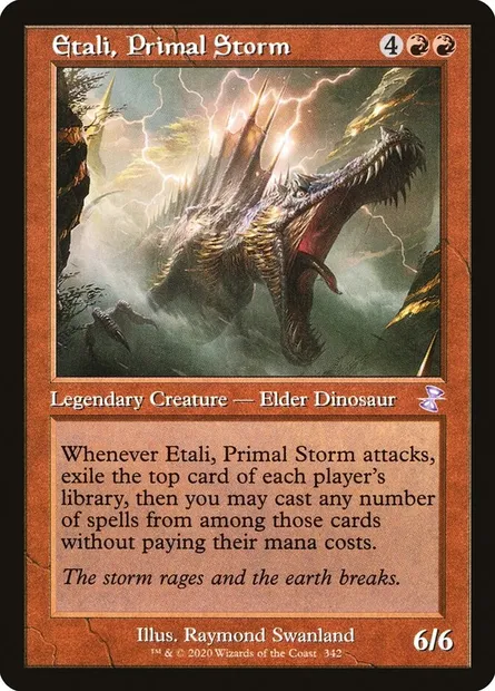 Etali, Primal Storm, Magic card TSR 342 — Time Spiral Remastered set