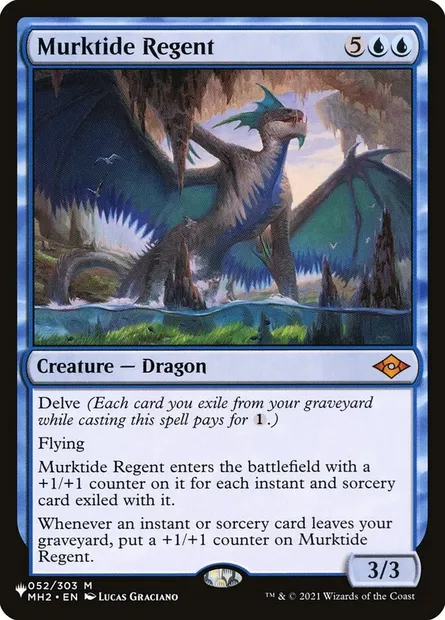 Murktide Regent, Magic card PLST MH2-52 — The List set
