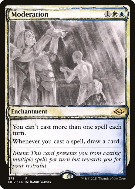 Moderation, Magic card MH2 371 — Modern Horizons 2 set