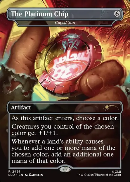 Caged Sun, Magic card SLD 2461 — Secret Lair Drop set