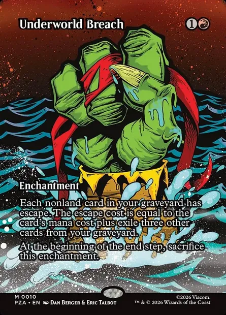 Underworld Breach, Magic card PZA 10 — Teenage Mutant Ninja Turtles Source Material set