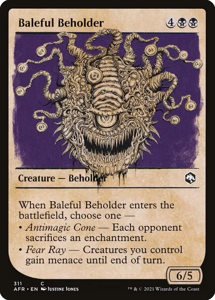 Baleful Beholder, Magic card AFR 311 — Adventures in the Forgotten Realms set
