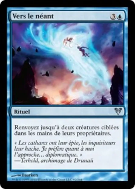 Vers le néant, carte Magic AVR 62 — extension Avacyn ressuscitée