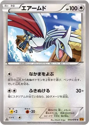 Skarmory, Pokémon card XY6 055 — Emerald Break set