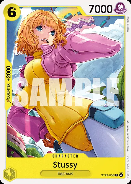 Stussy, One Piece card ST29-006 — Egghead set