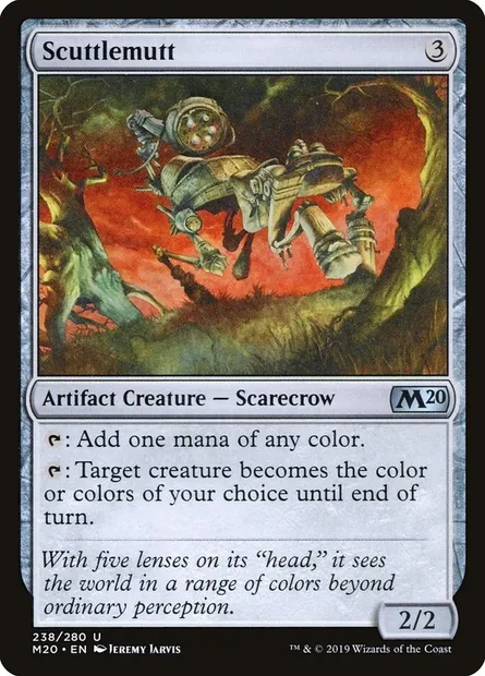 Scuttlemutt, Magic card M20 238 — Core Set 2020 set